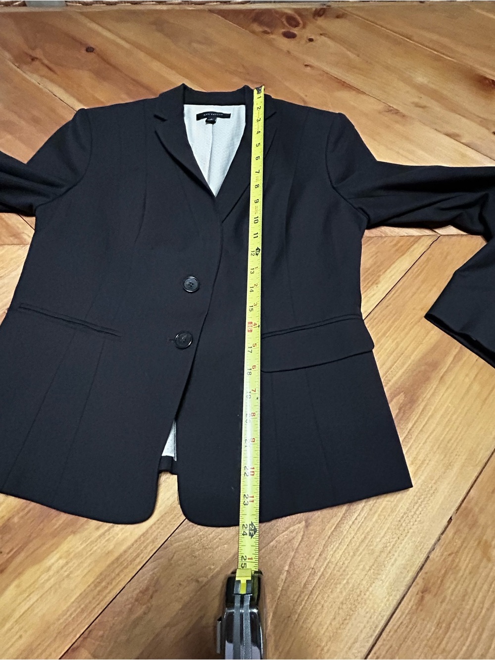 Ann Taylor dark Brown Tailored Blazer Jacket - Picture 9 of 12